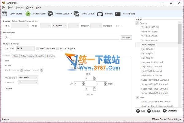 HandBrake视频转换工具