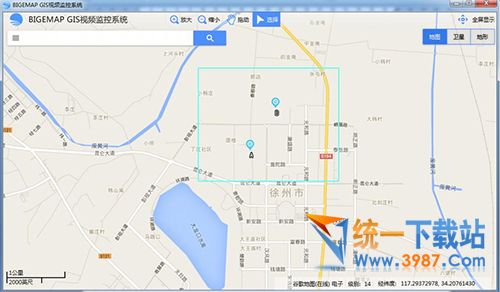 BIGEMAP谷歌卫星地图视频监控下载