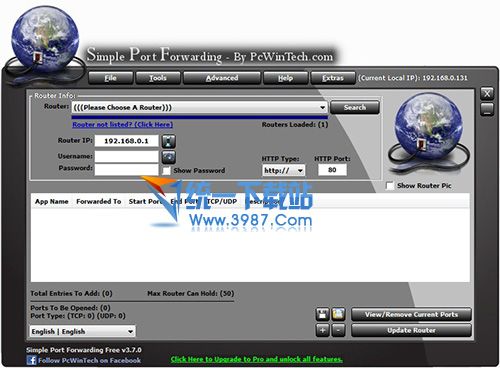 Simple Port Forwarding(路由器端口设置) v3.8.2 多语言绿色版
