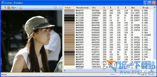 网页图片颜色代码查询(Colors Finder)v1.2 绿色版