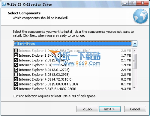 Internet Explorer Collection(IE兼容工具包) v1.7.0.9官方安装版