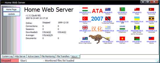 Home Web Server(让您的电脑与他人分享档案) 1.91绿色免费版