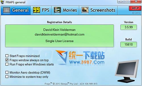 Beepa Fraps破解版