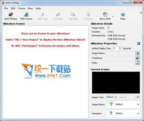 DVD PixPlay(照片视频制作软件) v8.0.1.414 绿色免费版