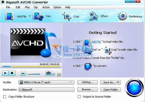 AVCHD视频转换器(Bigasoft AVCHD Converter) v3.7.46.4937 多国语言免费版