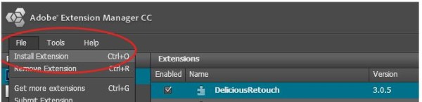 Delicious Retouch Panel下载