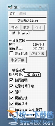 gif动画录制软件 1.24绿色汉化版
