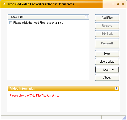 Free iPod Video Converter 1.32绿色英文版