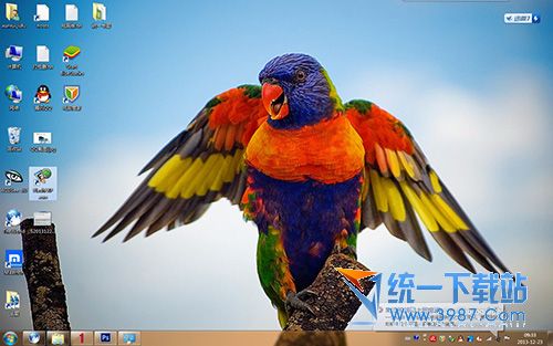 win7/win8官方主题：五彩缤纷的鸟儿