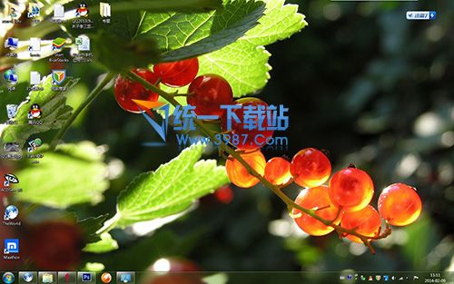 win7/win8官方主题：乱花渐欲迷人眼