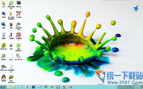win7/win8.1官方主题：《色彩飞溅》