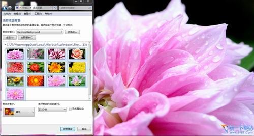 win7/win8官方主题：梦幻之花