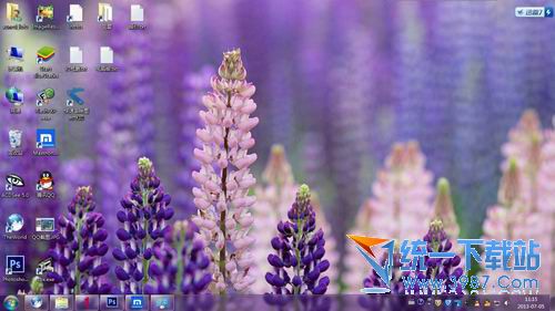win7/win8主题：浅紫色的生活电脑主题