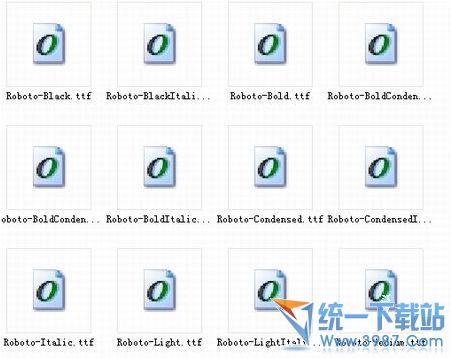 Roboto字体大全
