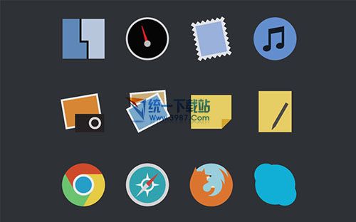 扁平App-Icons图标素材 绿色免费版