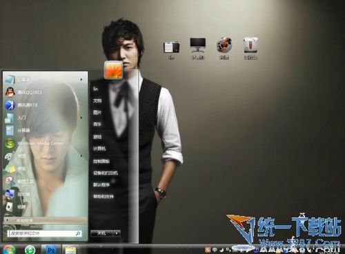 Win7桌面主题下载 李敏镐电脑主题