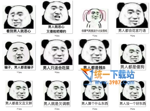 讨厌男人表情包