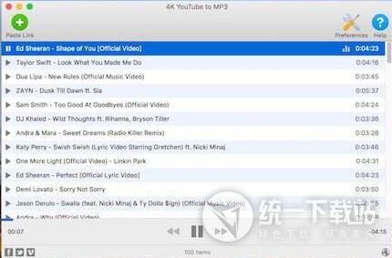 4K YouTube to MP3 for mac