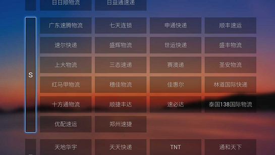 快递100查询TV版