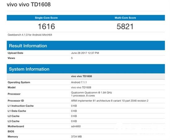 vivo X20全面屏手机曝光:屏内指纹 骁龙660处理器