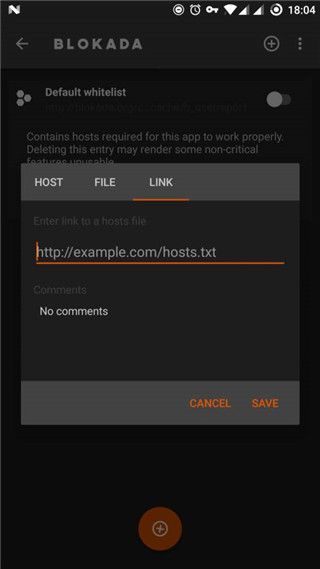 Blokada app